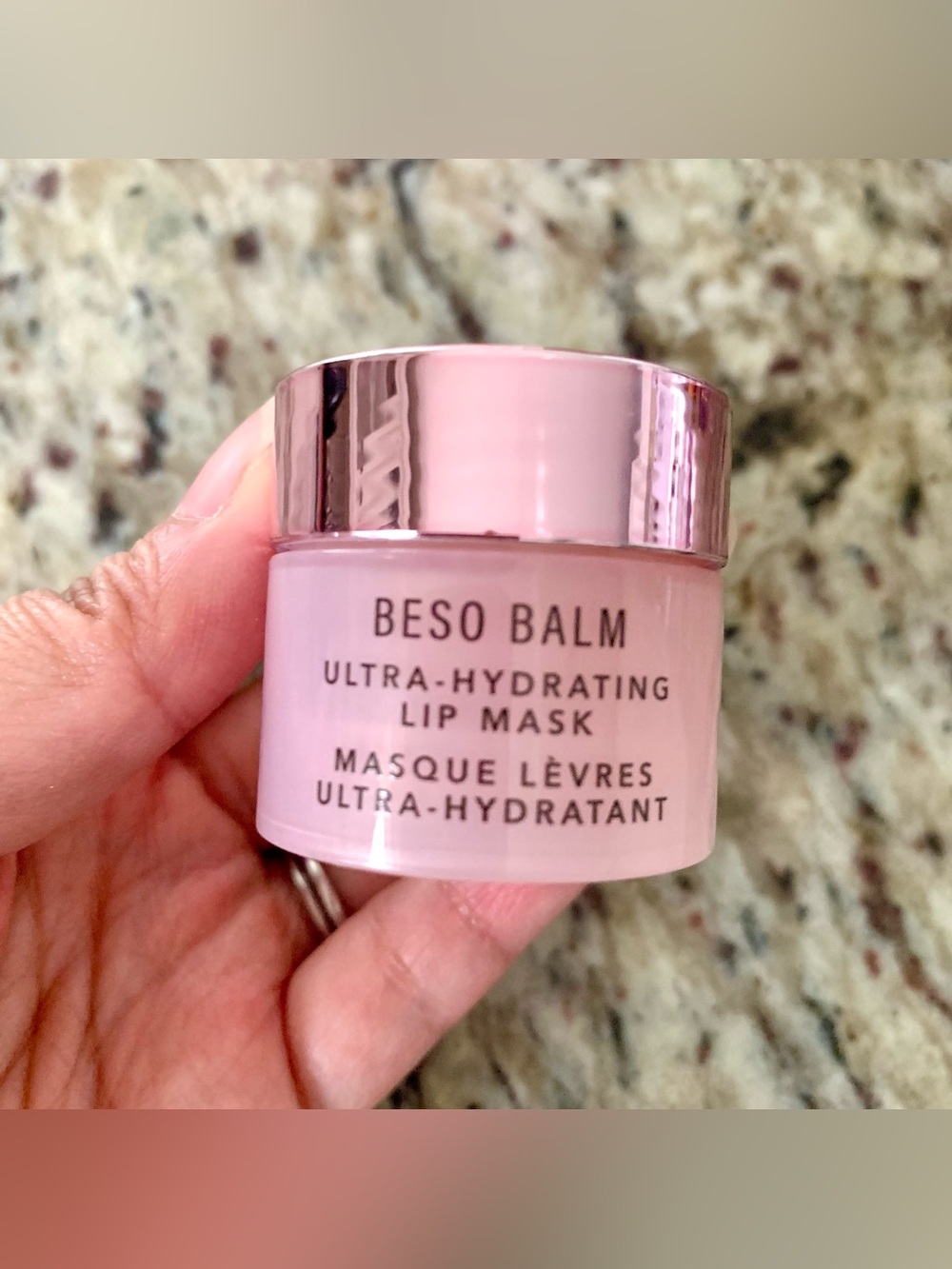 JLO Beauty Beso Balm Ultra-Hydrating Lip Mask, Sweet Shine; 0.27 oz / 8 ml